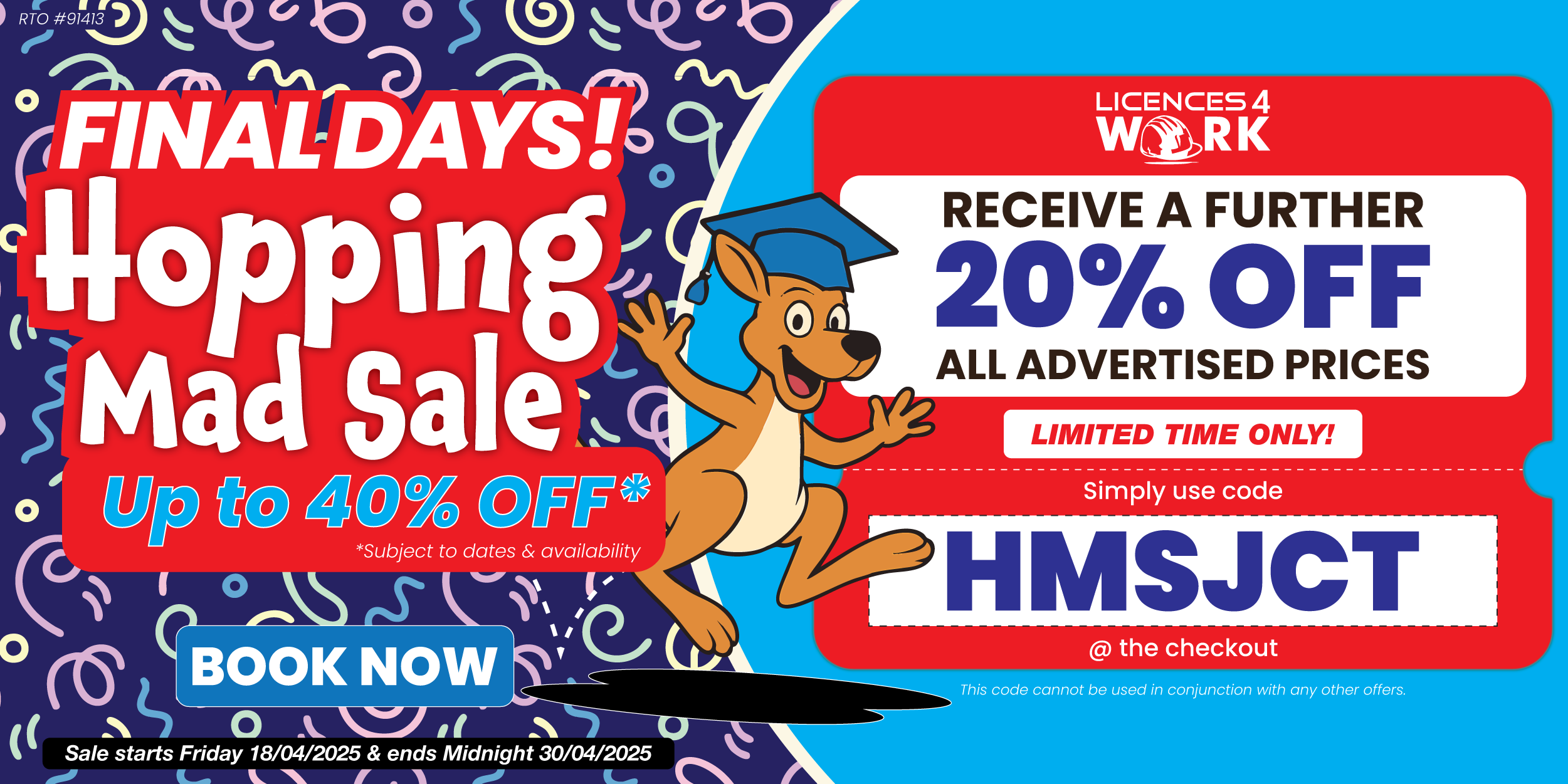 Hopping Mad Sale - Use code HMSJCT!